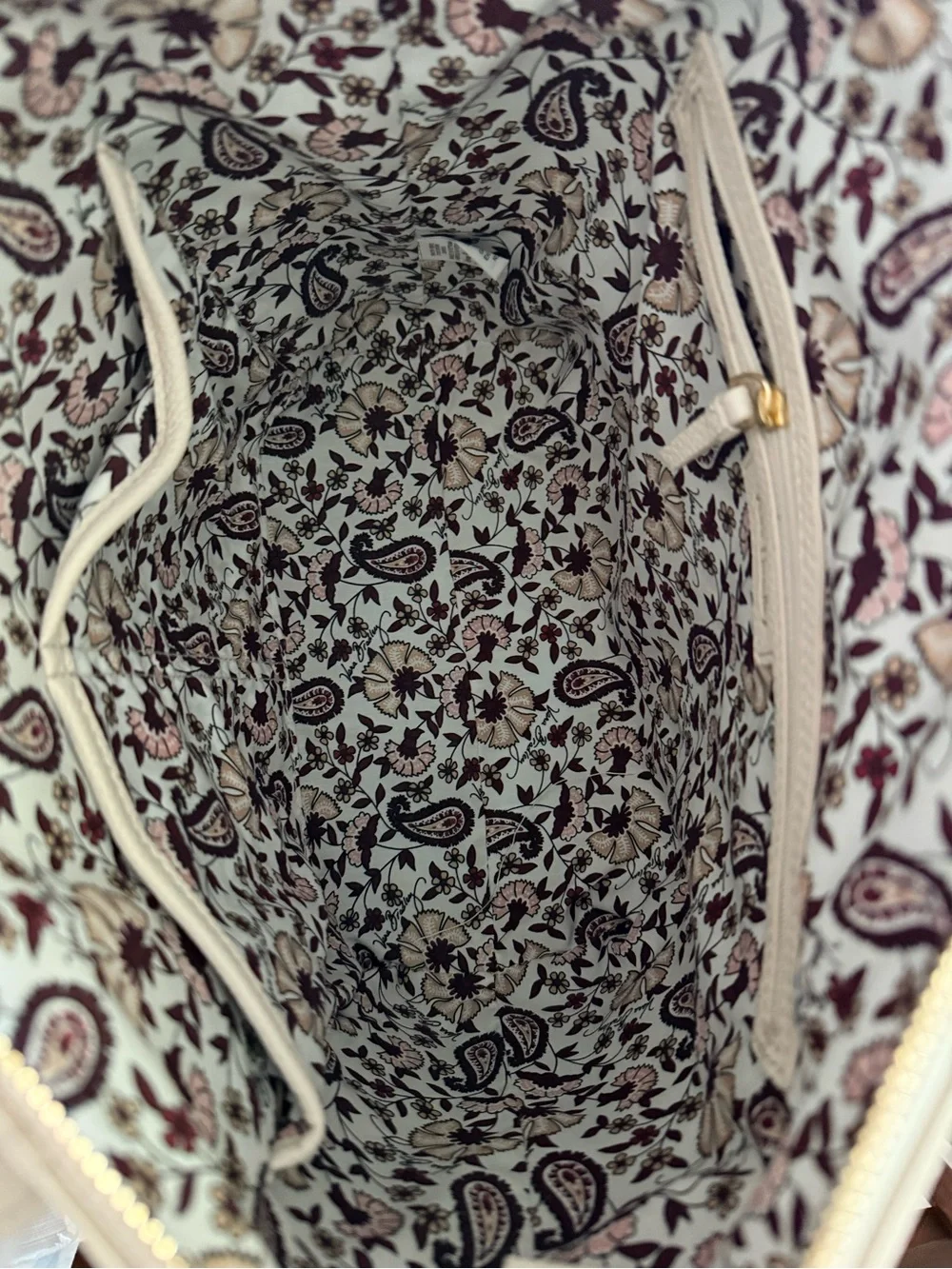 Vera Bradley Charlie Leather  Shoulder Bag -Coconut White-NWT